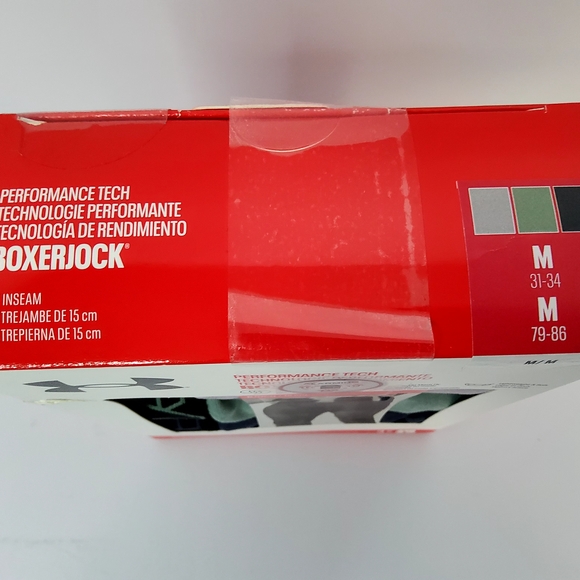 Under Armour UA 3 Pack Performance Tech 6" Boxerjock Boxer BriefsSize M - Picture 3 of 5